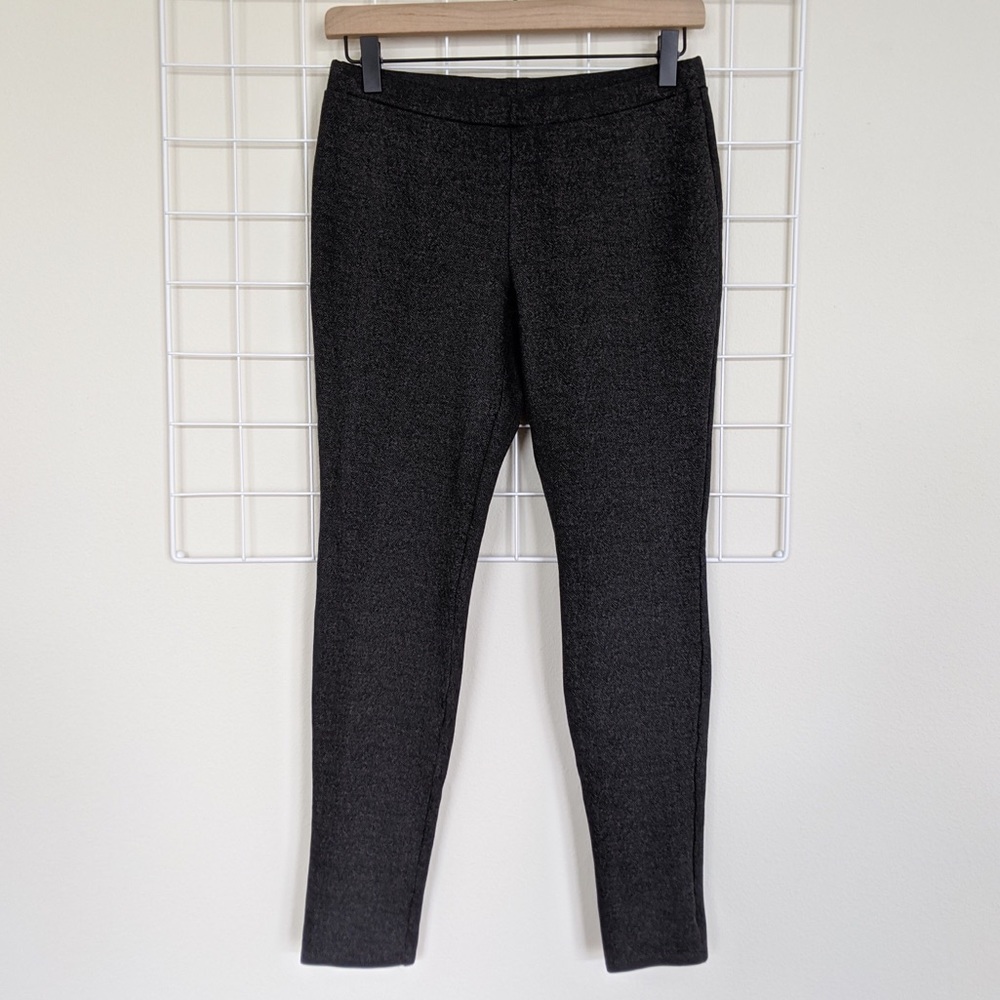 Joie Charcoal Grey Patterned Pull-on Pant